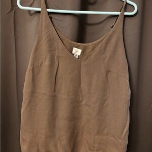 A New Day Brown Sleeveless Camisole Top